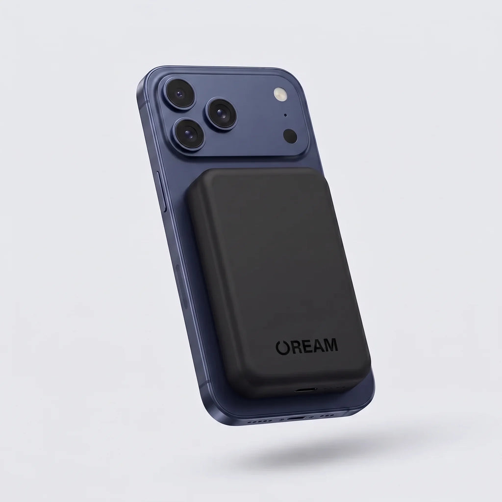 OREAM Halo — batterie magnétique sans fil
