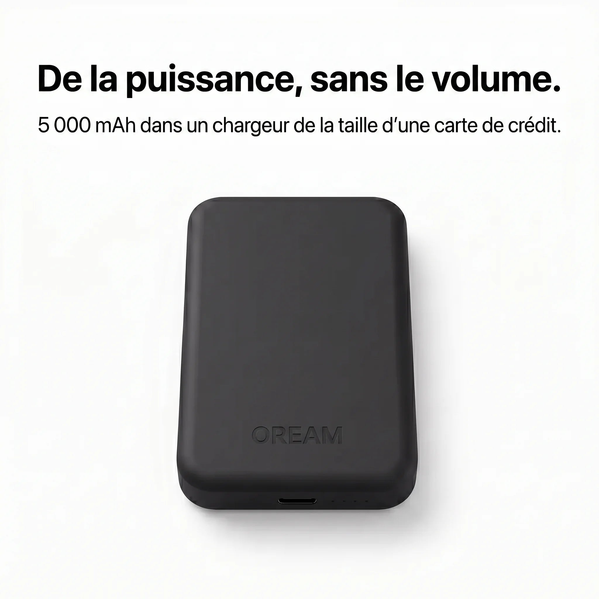 OREAM Halo — batterie magnétique sans fil